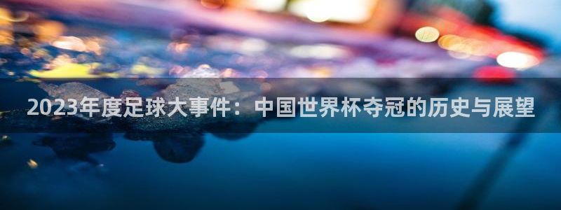2006年世界杯：2023年度足球大事件：中国世界杯夺冠的历史与展望
