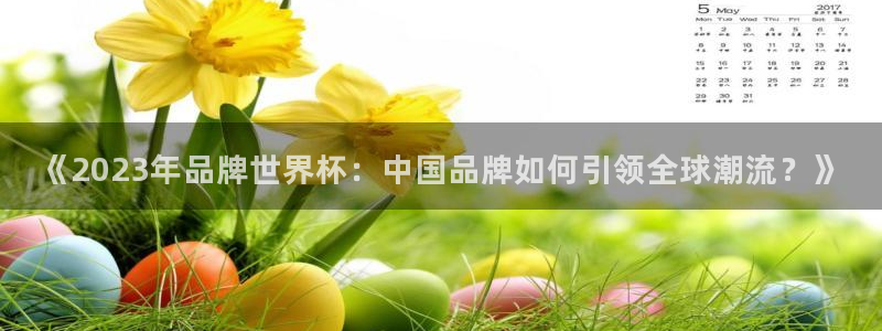 2026世预赛全部赛程：《2023年品牌世界杯：中国品牌如何引领全球潮流？》